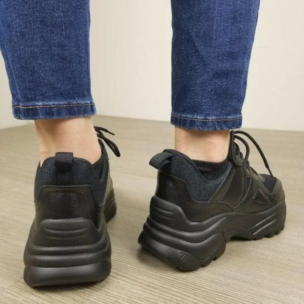 90's Style Grunge Chunky Dad Fashion Sneakers - Picture 7 of 10